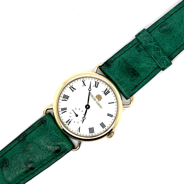 Bueche Girod 9ct Gold Gents Wrist Watch - New