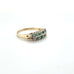 Vintage Round Emerlad and Diaomd 9ct Dress Ring