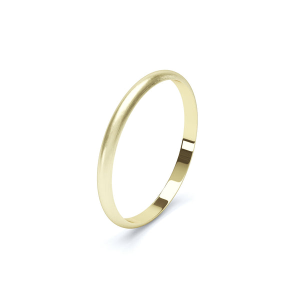18ct rose gold ring 4mm medium band