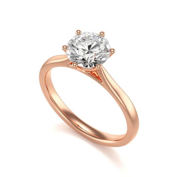 Diamond Engagement Ring- Rose Gold
