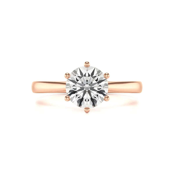 Diamond Engagement Ring- Rose Gold