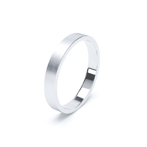 Ladies Flat Wedding Ring