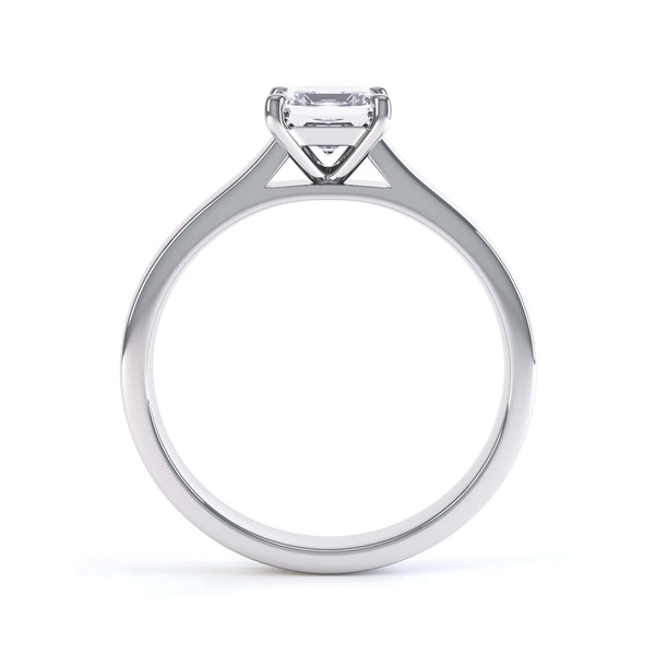 Princess Cut Centre Stone, 4 claw, Diamond Engagement Ring