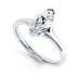 Marquise Cut Centre Stone, V claw, Diamond Engagement Ring with split shoulders