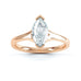 Marquise Cut Centre Stone, V claw, Diamond Engagement Ring with split shoulders