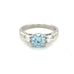 Blue Diamond Ring
