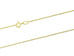 9ct Gold Diamond Cut belcher Chain (1.0mm)