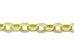 9ct Gold Diamond Cut belcher Chain (3.1mm)
