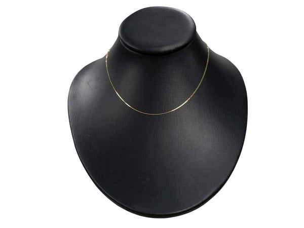 9ct Gold Round Belcher Chain (0.8mm)