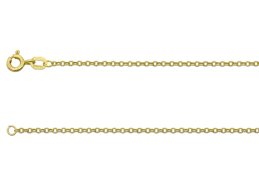 9ct Gold Trace Chain (1.6mm)