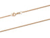 9ct Rose Gold Curb Chain (1.3mm)