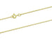 9ct Gold Square Diamond Cut Belcher Chain (1.5mm)