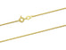 18ct Gold Diamond Cut Curb Chain (1.0mm)