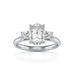 Diamond Engagement Ring- Oval Trilogy