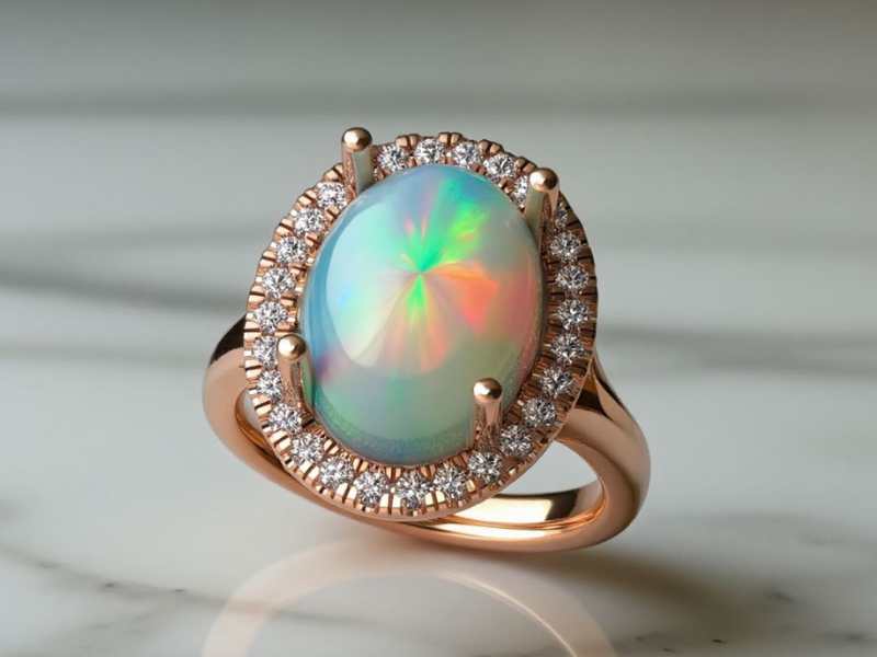Clarice’s Custom Opal Engagement Ring Journey with Manna Jewellers