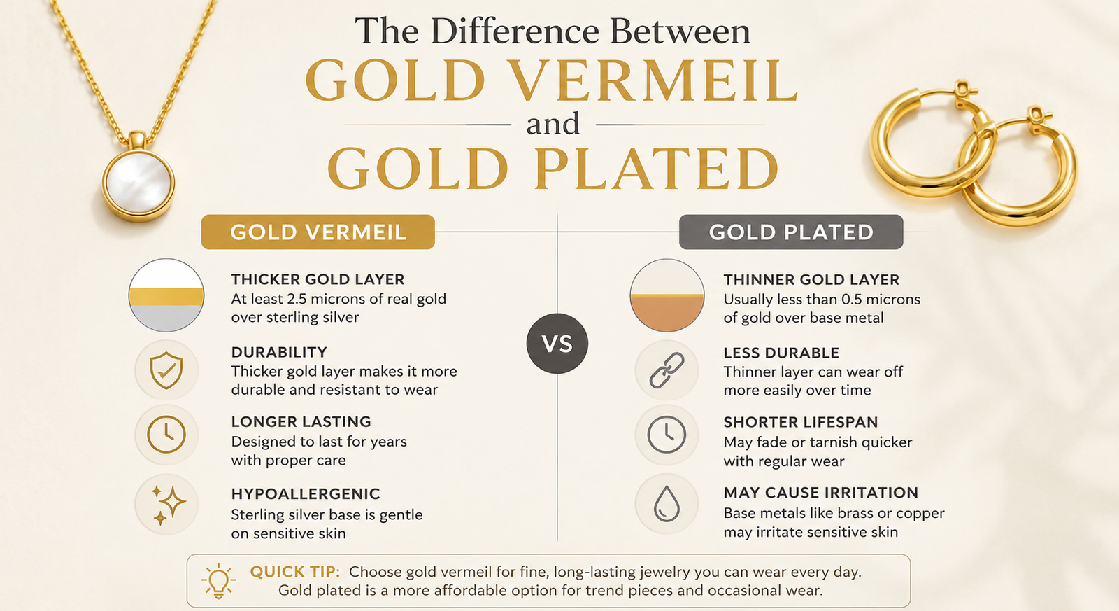  gold vermeil vs gold plated