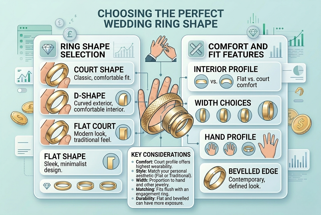 Guide to Wedding Band Shapes