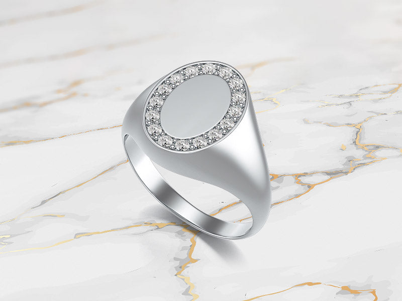 Diamond Signet Ring