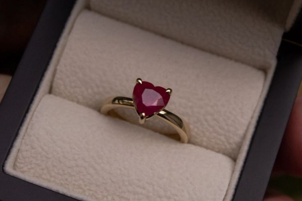 Ruby ring is  a good option for gift.