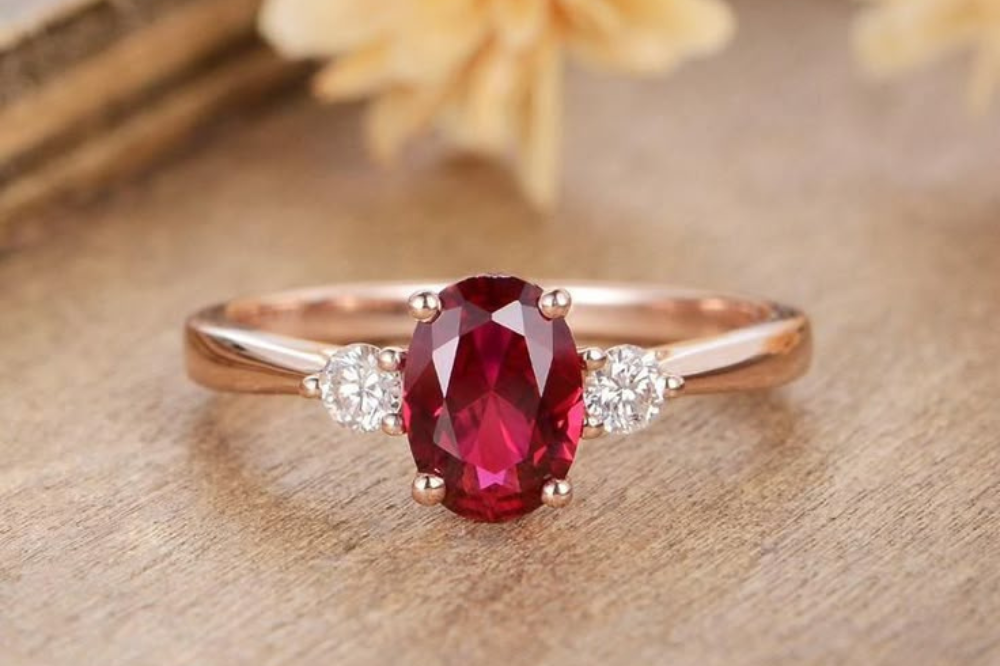 Ruby Engagement Ring