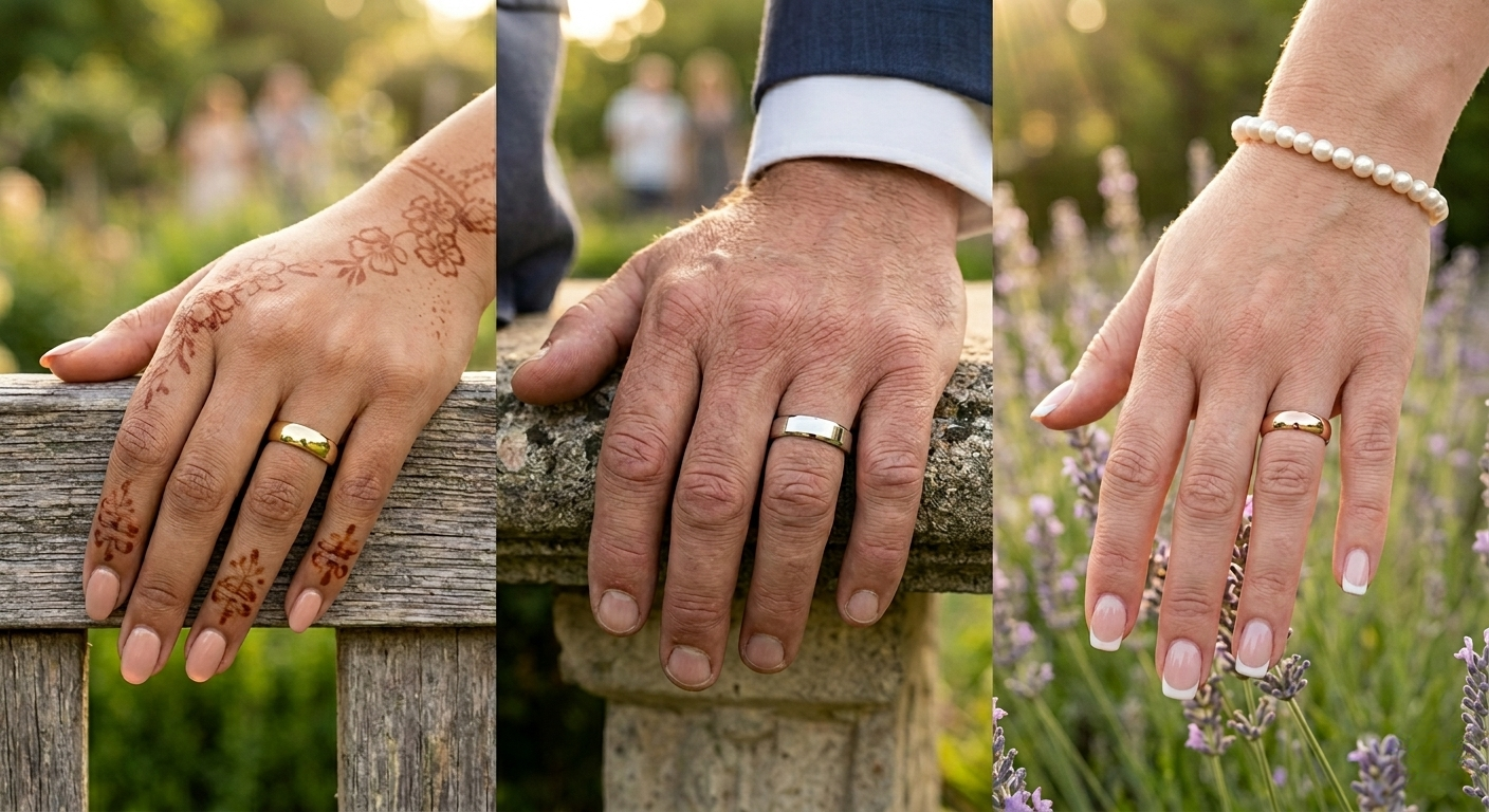 White Gold vs Yellow Gold vs Rose Gold Wedding Rings 