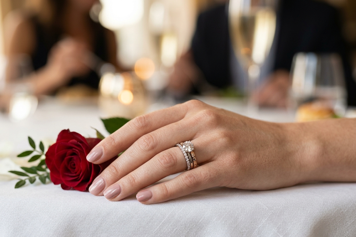 Wedding Band with Engagement Ring: A Complete Guide to Wearing Them Together