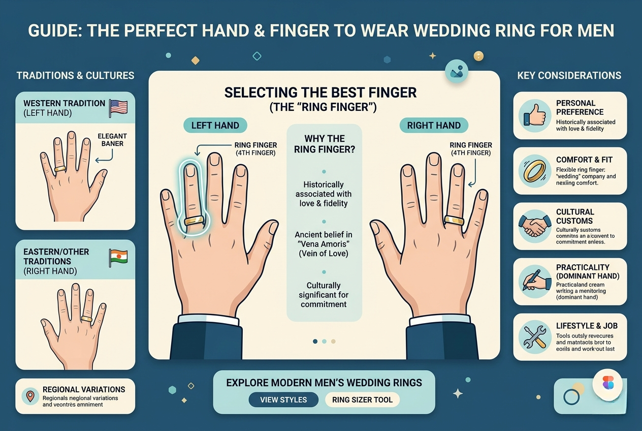 wedding ring finger man