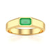 18ct Emerald gold ring