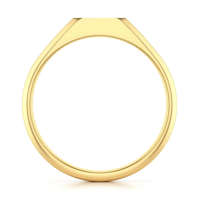 18ct emerald gold ring octagon shape