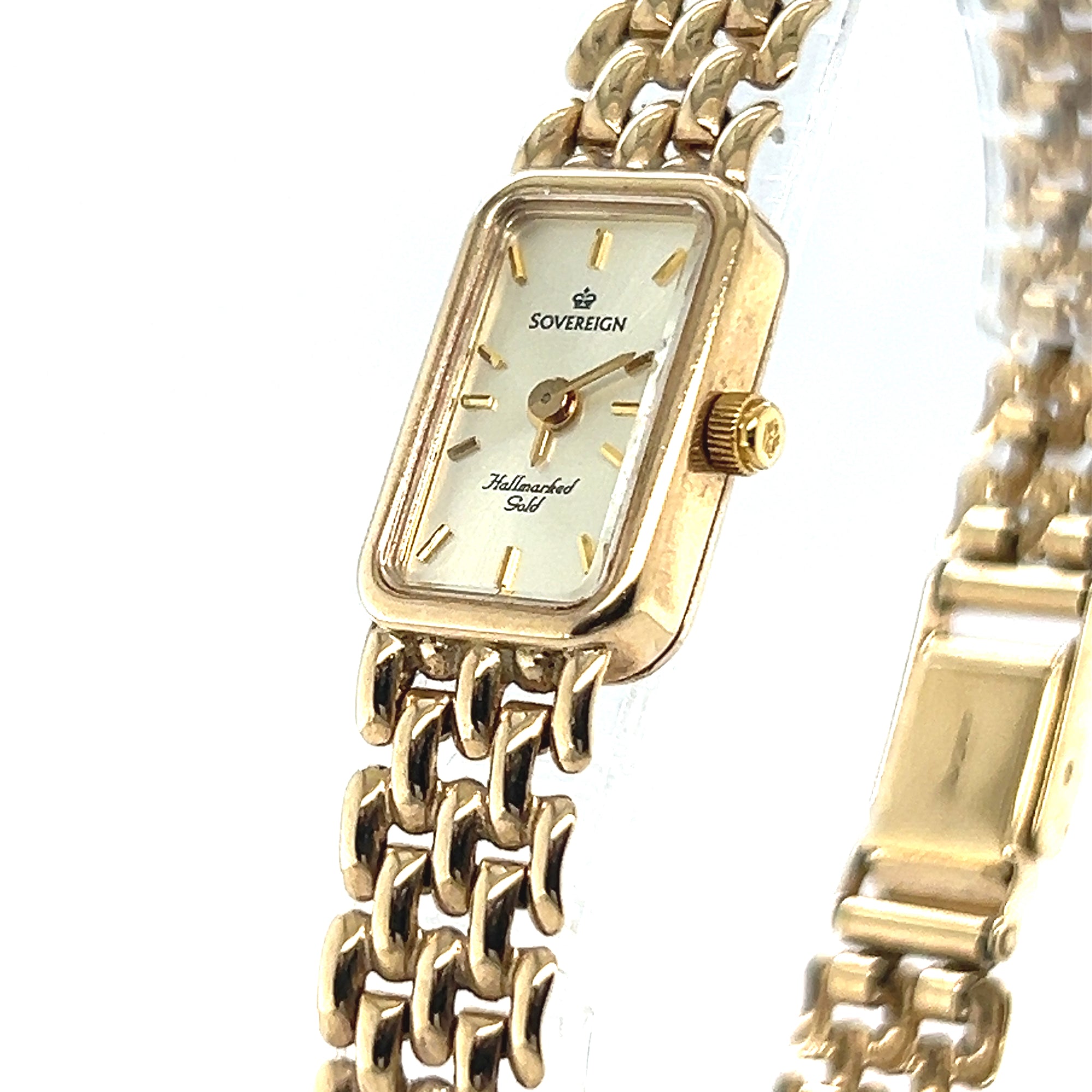 Sovereign Ladies 9ct Gold Wrist Watch