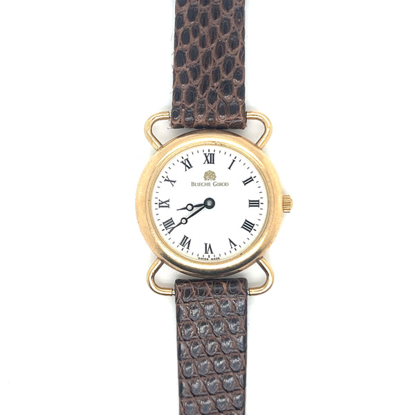 Bueche Girod 9ct Gold Ladies Wrist Watch