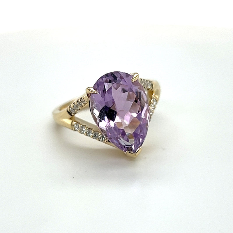 Amethyst statement ring