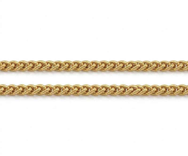 9ct Yellow Gold Spiga Chain (2.5mm)