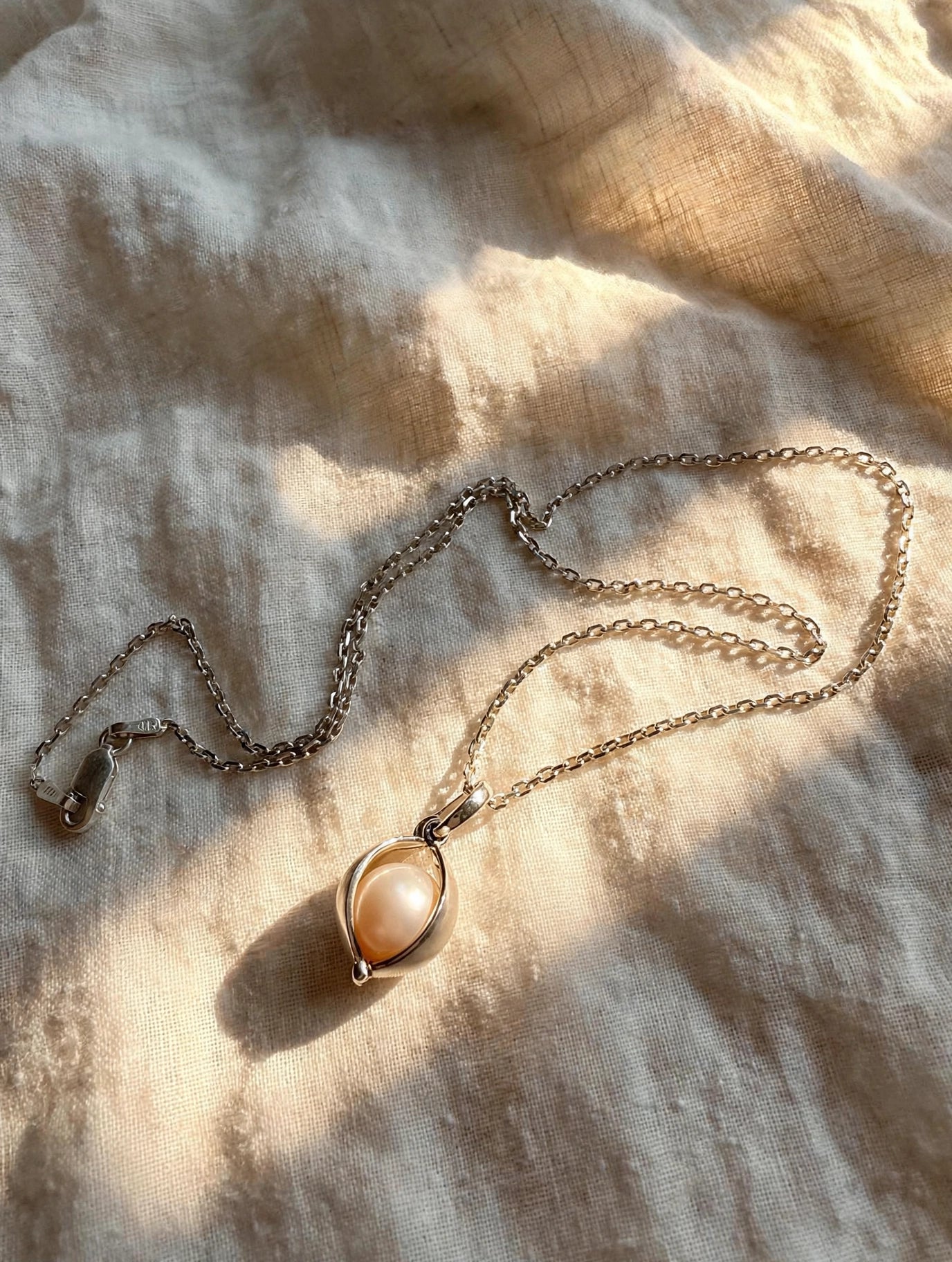 Sterling Silver Freshwater Pearl Pendant Necklace