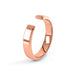 Ladies Bevelled Wedding Ring