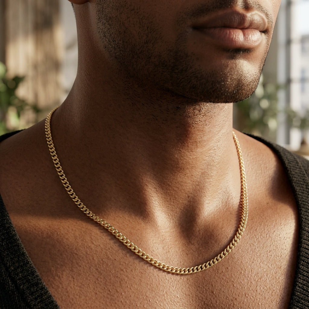 9ct Yellow Gold Curb Chain (2.5mm)