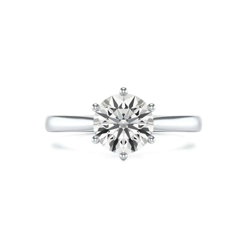 Diamond Engagement Ring-White Gold