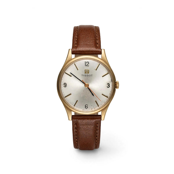 9K Yellow Gold Vintage Tissot Mechanical Dress Watch