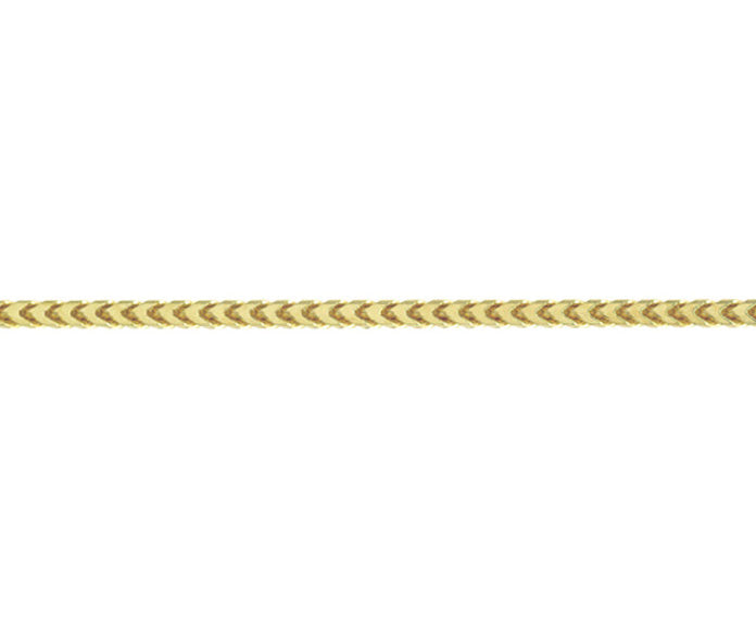 9ct Yellow Gold Franco Chain (1.0mm)