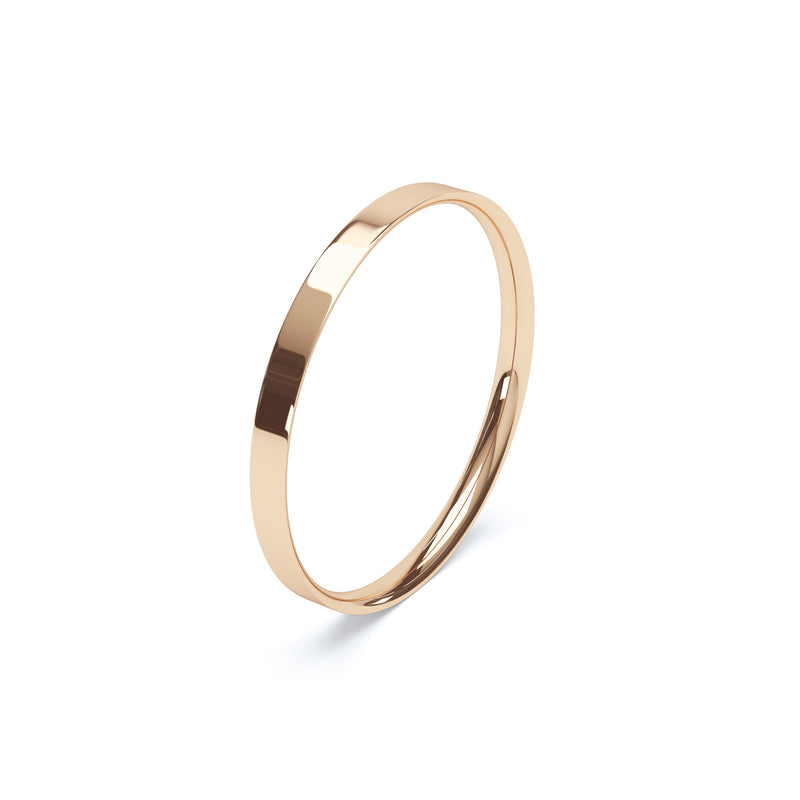Ladies Flat Court Wedding Ring