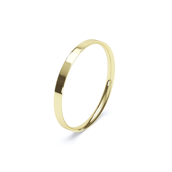 Ladies Flat Court Wedding Ring