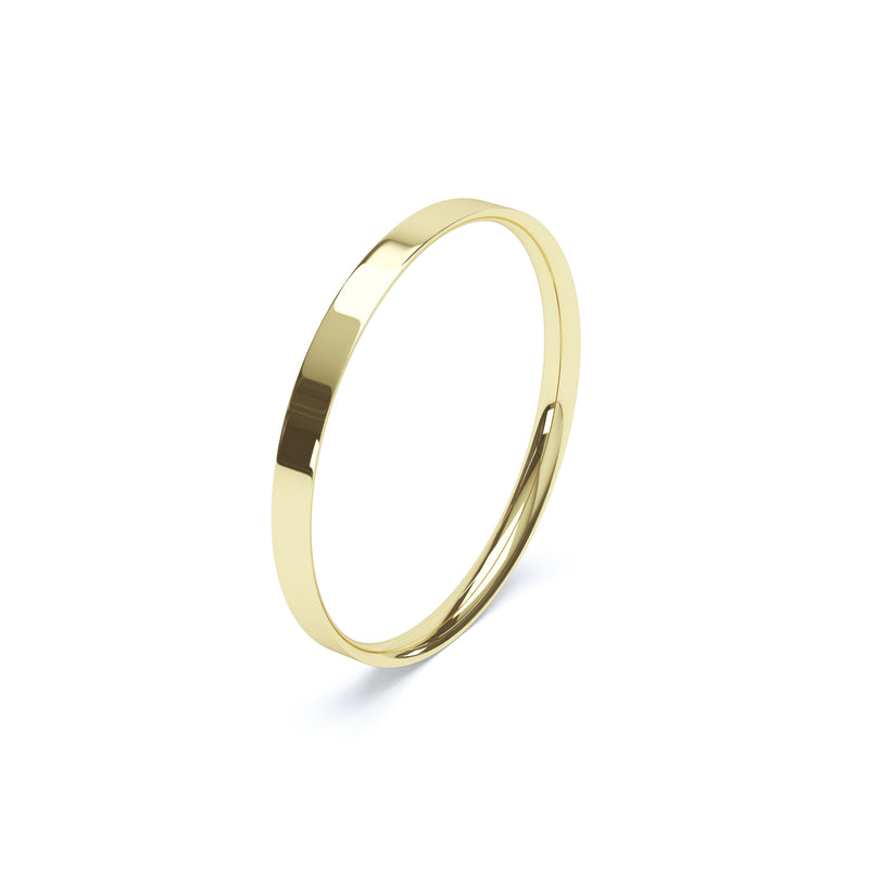 Ladies Flat Court Wedding Ring