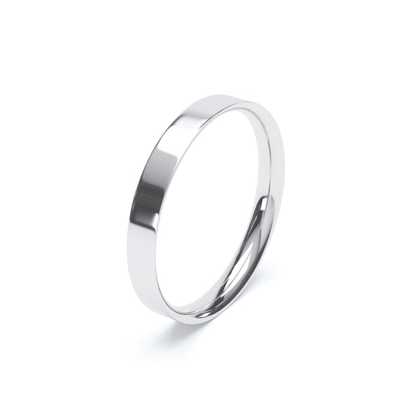 Ladies Flat Court Wedding Ring