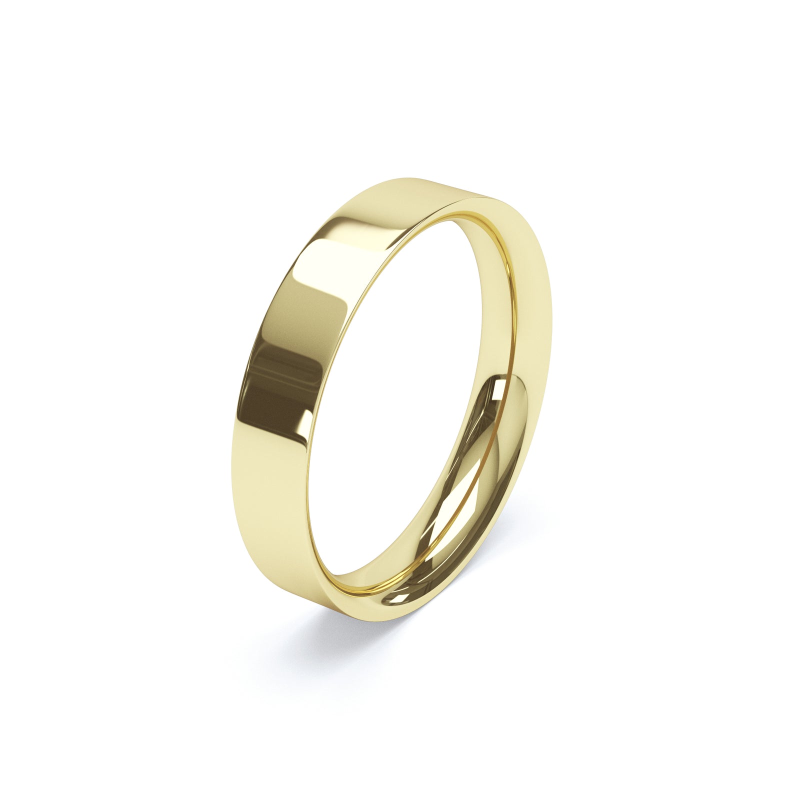Mens Flat Court Wedding Ring