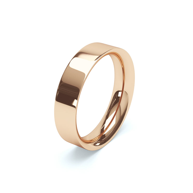 Ladies Flat Court Wedding Ring