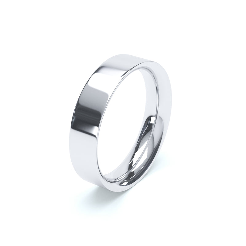 Ladies Flat Court Wedding Ring
