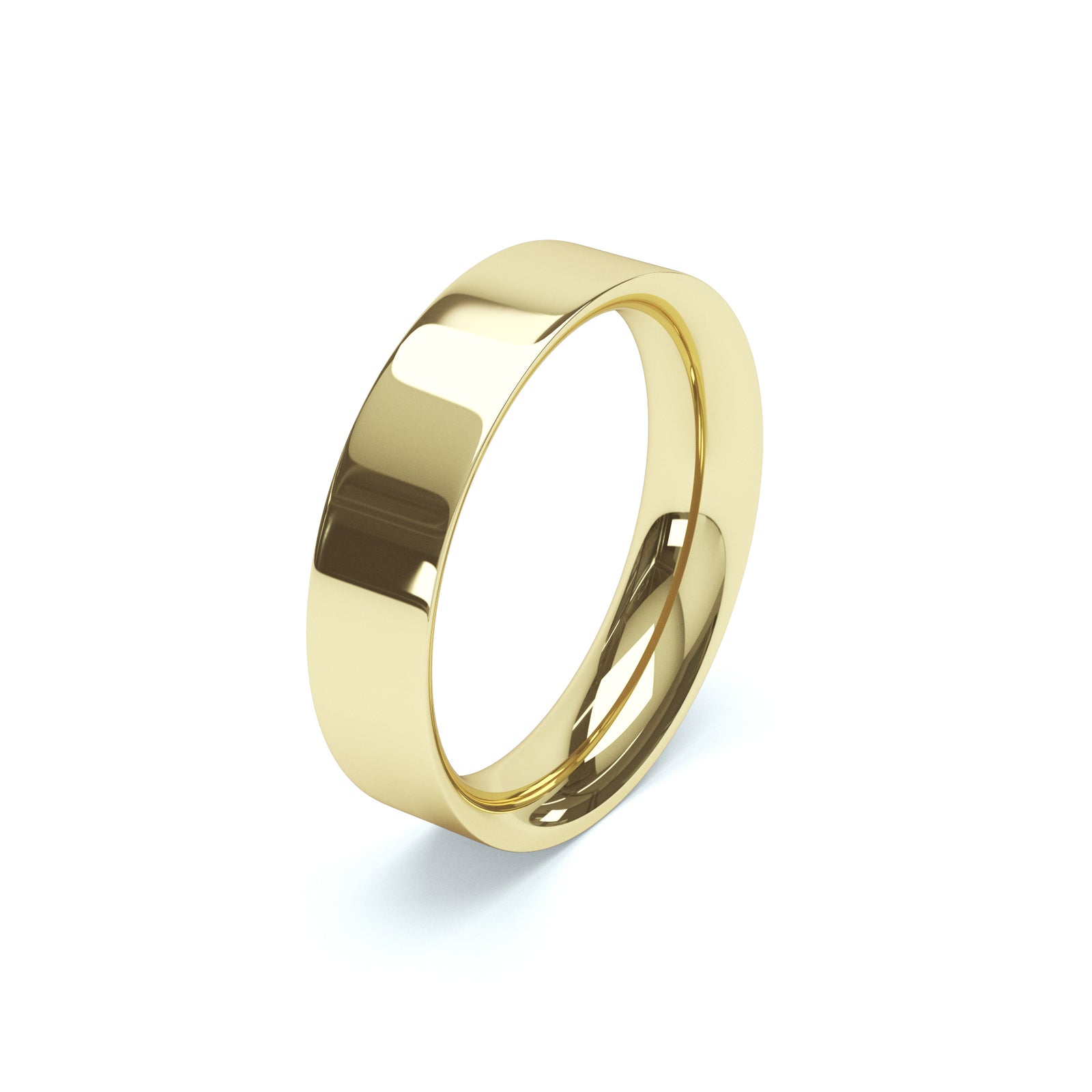 Mens Flat Court Wedding Ring