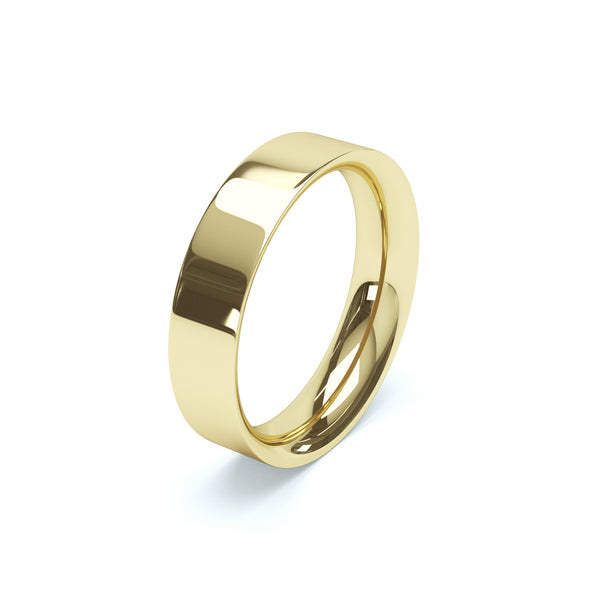 Ladies Flat Court Wedding Ring