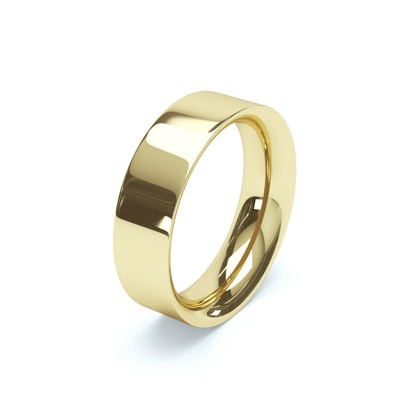 Ladies Flat Court Wedding Ring