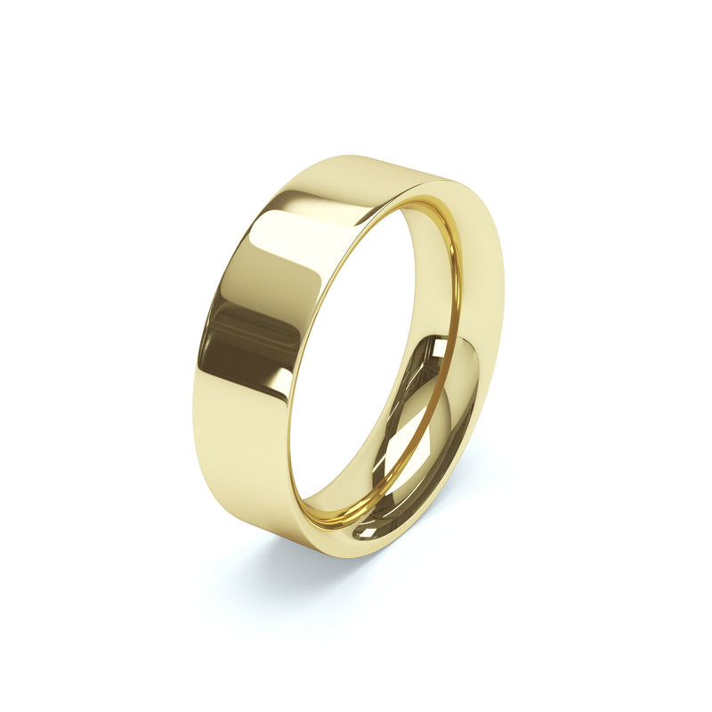 Ladies Flat Court Wedding Ring